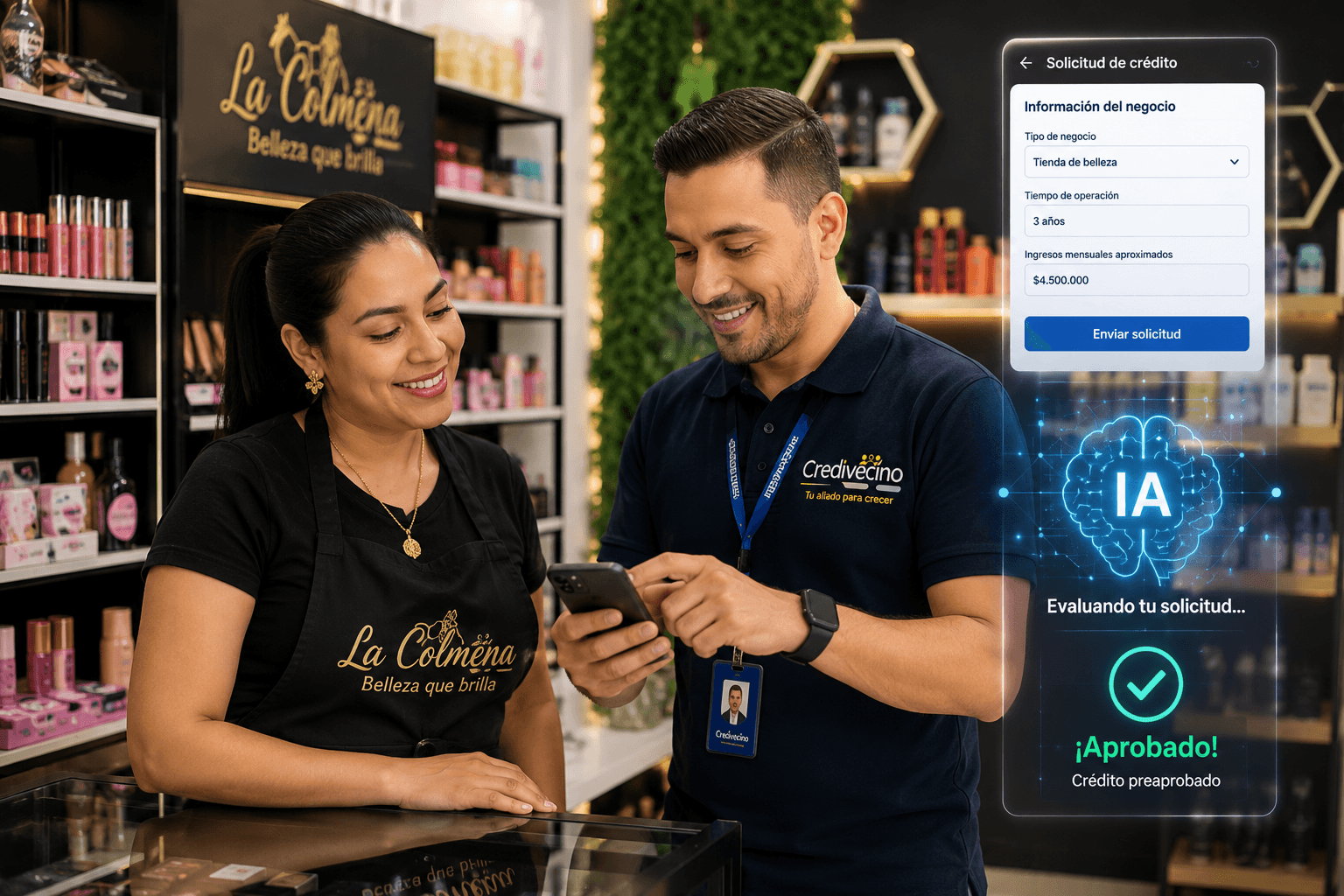 Solicitud de crédito Credivecino